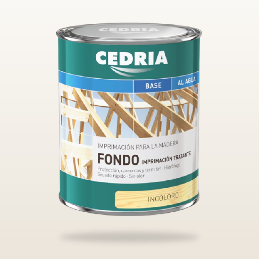 Fondo imprimación tratante para madera · Cedria